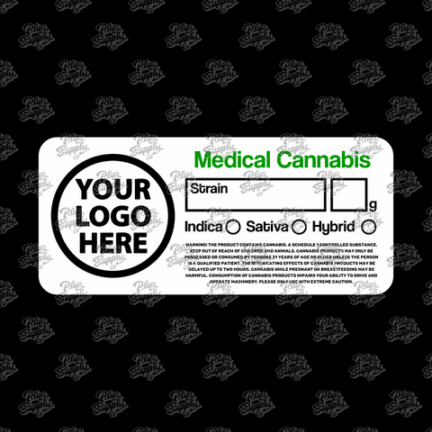 Custom Medical Cannabis Label (Add Your Logo)