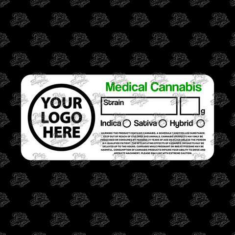 Custom Medical Cannabis Label (Add Your Logo)