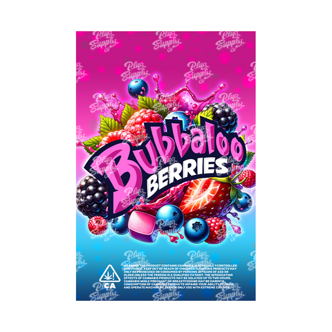 BUBBALOO BERRIES MYLAR BAG DESIGN [DIGITAL DOWNLOAD]