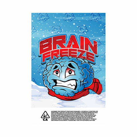 BRAINFREEZE MYLAR BAG DESIGN [DIGITAL DOWNLOAD] - plugsupplyco