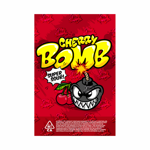 CHERRY BOMB MYLAR BAG DESIGN [DIGITAL DOWNLOAD] - plugsupplyco