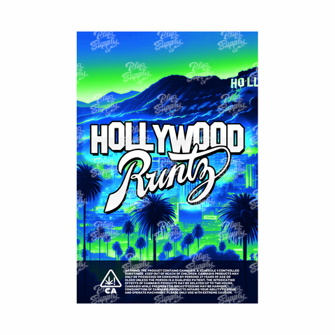 HOLLYWOOD RUNTZ MYLAR BAG DESIGN [DIGITAL DOWNLOAD] - plugsupplyco