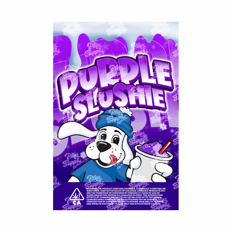 PURPLE SLUSHIE MYLAR BAG DESIGN [DIGITAL DOWNLOAD] - plugsupplyco