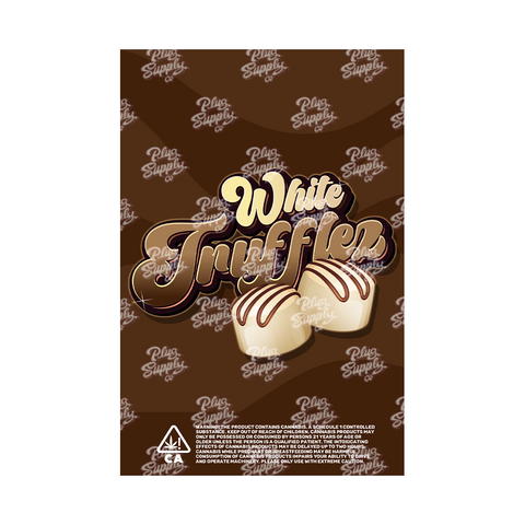 WHITE TRUFFLEZ MYLAR BAG DESIGN [DIGITAL DOWNLOAD]