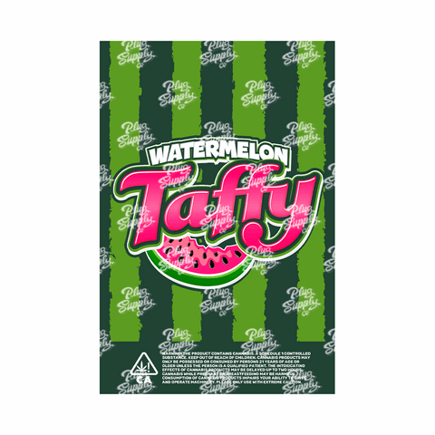 WATERMELON TAFFY MYLAR BAG DESIGN [DIGITAL DOWNLOAD]