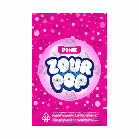 PINK ZOUR POP MYLAR BAG DESIGN [DIGITAL DOWNLOAD] - plugsupplyco