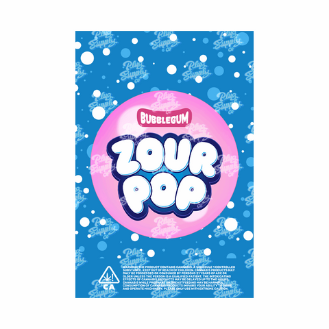 BUBBLEGUM ZOUR POP MYLAR BAG DESIGN [DIGITAL DOWNLOAD] - plugsupplyco